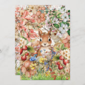 Woodland Animal Merci Note (Devant / Derrière)