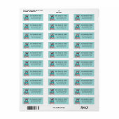 Woodland Animal Return Address Labels (Full Sheet)