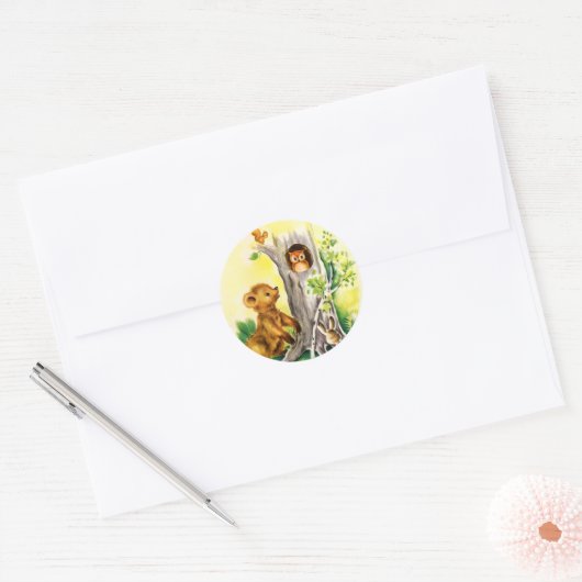  Woodland Animal schattige sticker (Envelop)
