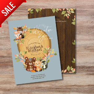 Woodland Animals Baby Jongensdouche 1e Verjaardag