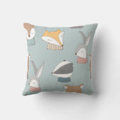 Woodland Animals Baby kussen (Achterkant)