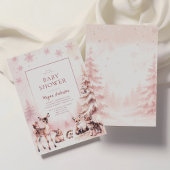 Woodland Animals Baby Shower Invitation