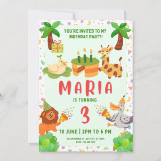 Woodland Animals Baby shower Invitation Save The Date