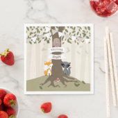 Woodland Animals Baby shower - Neutraal Servetten (Insitu)