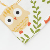 Woodland Animals bezit aangepaste Kinder foto's Bl Fleece Deken (Hoek)