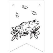 Woodland Animals Boek Thema Kleur Uw Eigen Vlaggetjes (Eerste vlag)