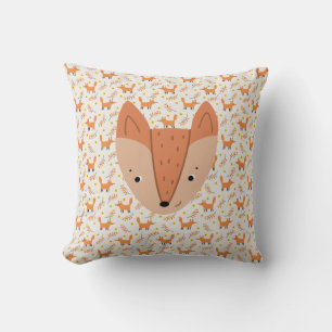 Woodland Animals Boho Design Fox Kussen