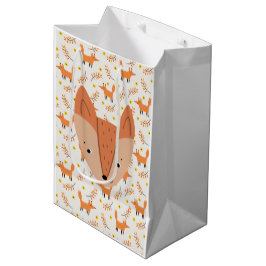 Woodland Animals Boho Design Fox Medium Cadeauzakje