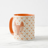 Woodland Animals Boho Design Fox Mok (Voorkant links)