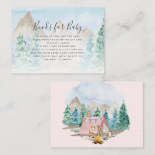 Woodland Animals Camping Books for Baby Enclosure Visitekaartje