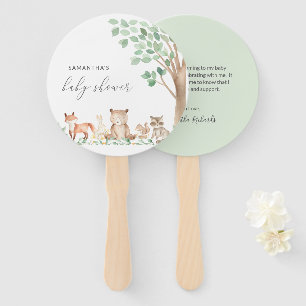Woodland Animals Cute Gender Neutral Baby shower Handwaaier