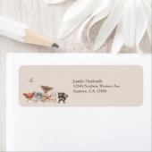 Woodland Animals Etiket (Insitu)