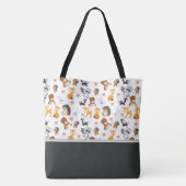 Woodland Animals | Gepersonaliseerd Draagtas (Achterkant)
