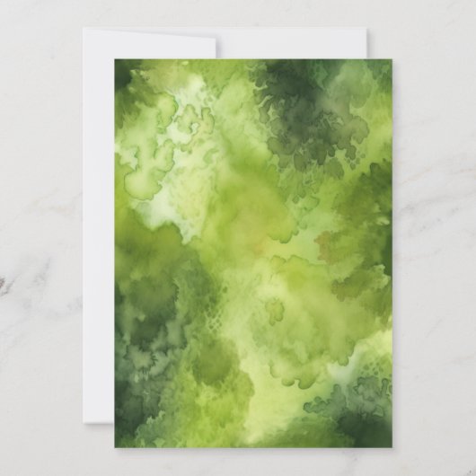 Woodland Animals Hij is een Wilde 1 1e verjaardag Kaart (Achterkant)