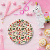 Woodland Animals Kerstmis Papieren Bordje (Feest)