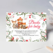 Woodland Animals Livre vert pour la carte bébé