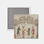 Woodland Animals Minstrel Group Magneet (Voorkant / Achterkant)