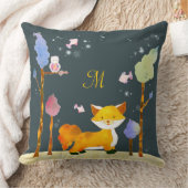 Woodland Animals Monogram Home Decor Kussen (Deken)