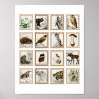 Woodland Animals Moose Birds Junk Journal-accenten