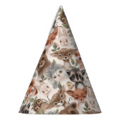 Woodland Animals Pattern Feesthoedjes (Links)