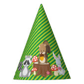 Woodland Animals | Raccoon | eekhoorn | Konijn Feesthoedjes (Voorkant)