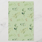 Woodland Animals raden het Baby shower van de Prij (Achterkant)