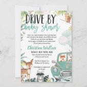 Woodland Animals rijden op babyschoeisel Kaart (Voorkant)