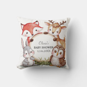 Woodland Animals Schattige Baby shower Kussen