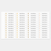 Woodland Animals School Daycare Name Labels (Vel)