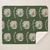 Woodland Animals Sherpa Deken (Voorkant (horizontaal))