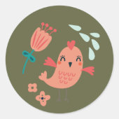 Woodland Animals Sticker Seal (Voorkant)