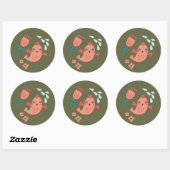 Woodland Animals Sticker Seal (Vel)