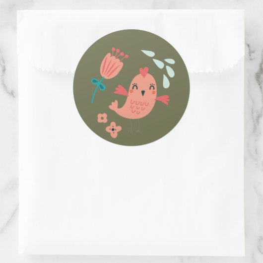 Woodland Animals Sticker Seal (Tas)