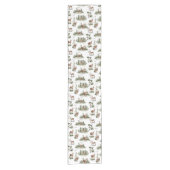 Woodland Animals Table Runner Korte Tafelloper (Voorkant)