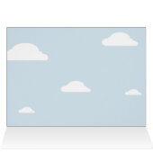 Woodland Animals Theme Verjaardag Uitnodiging Kaar (Binnen Horizontaal (Boven))