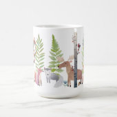 Woodland Animals Trees Greenery Forest 15 oz. Mokk Koffiemok (Center)