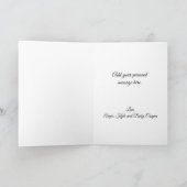 Woodland Animaux Baby shower Merci Cartes (Intérieur)