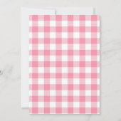 Woodland Anniversaire Invitation Lumberjack Girl R (Dos)