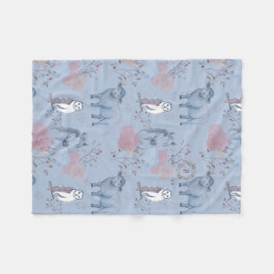 Woodland Art babydeken Fleece Deken