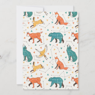 Woodland Astrological Constellation Animal Stars Aankondiging