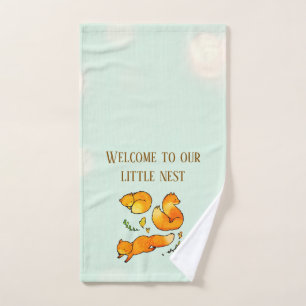 Woodland Baby Aankomst Pasgeborene Bad Handdoek