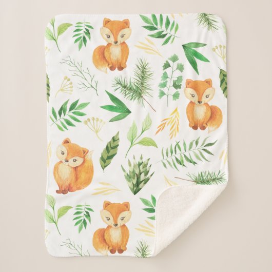 Woodland Baby Deken (Voorkant)