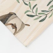 Woodland Baby Forest Dier Fleece Deken (Hoek)