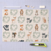 Woodland Baby Forest Dier Tissuepapier (Craft)