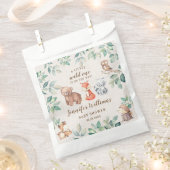 Woodland baby shower dank u snoep gunsttas bedankzakje (Geknipt)