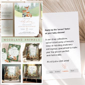 Woodland Baby shower Invitation