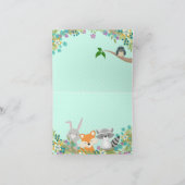 Woodland Baby shower Merci Cartes (Intérieur)