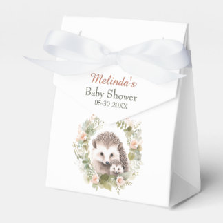 Woodland Baby shower met Schattigee egel Bedankdoosjes
