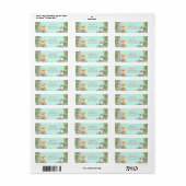 Woodland Baby shower Return Address Labels (Full Sheet)