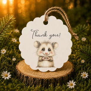 Woodland Baby Shower Thank You Bedankjes Labels